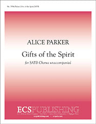 Gifts of the Spirit SATB choral sheet music cover Thumbnail